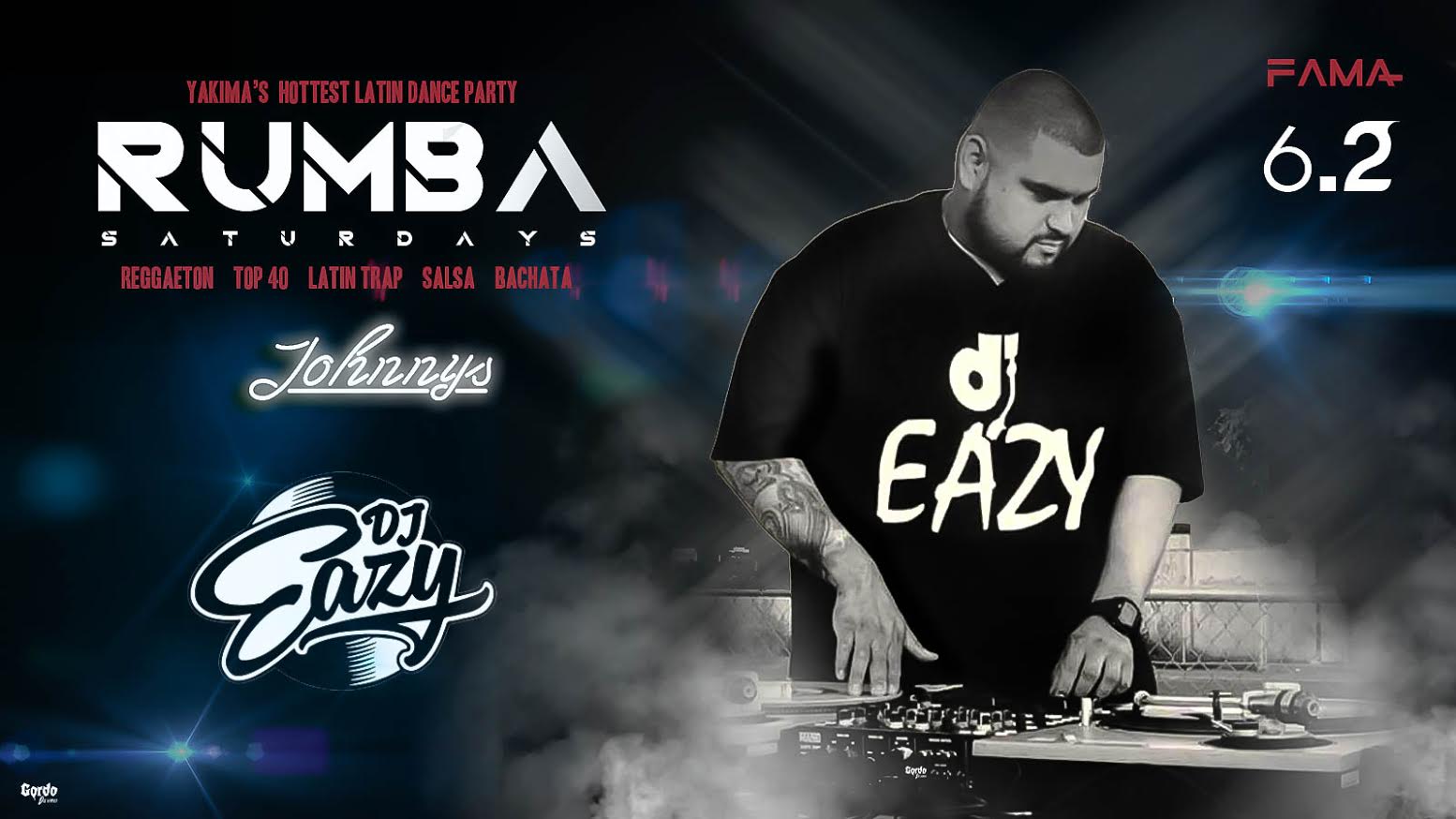 Rumba Saturdays Dj Eazy at Johnnys