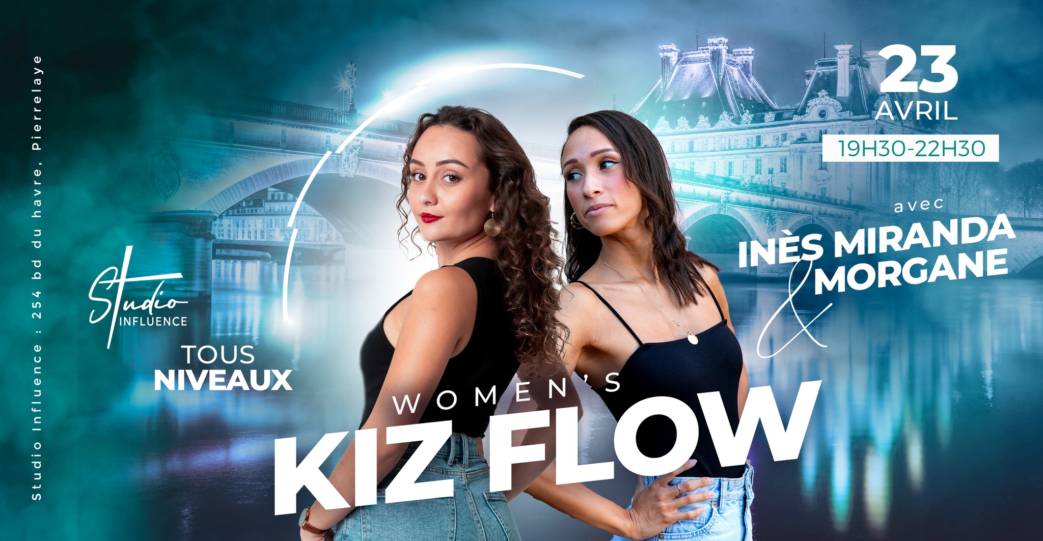 STAGE de WOMEN'S KIZ FLOW avec INES MIRANDA et MORGANE