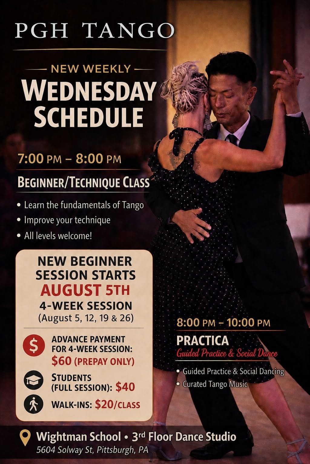 PGH Tango New Beginner Session