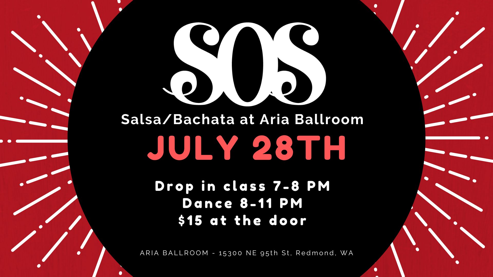 eSOeS - July 28th Salsa Bachata at Aria Ballroom