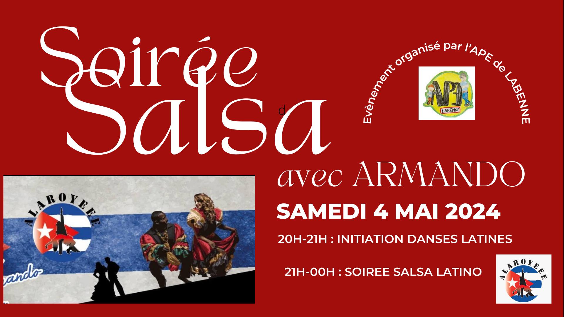Initiation et soirée SALSA avec ARMANDO