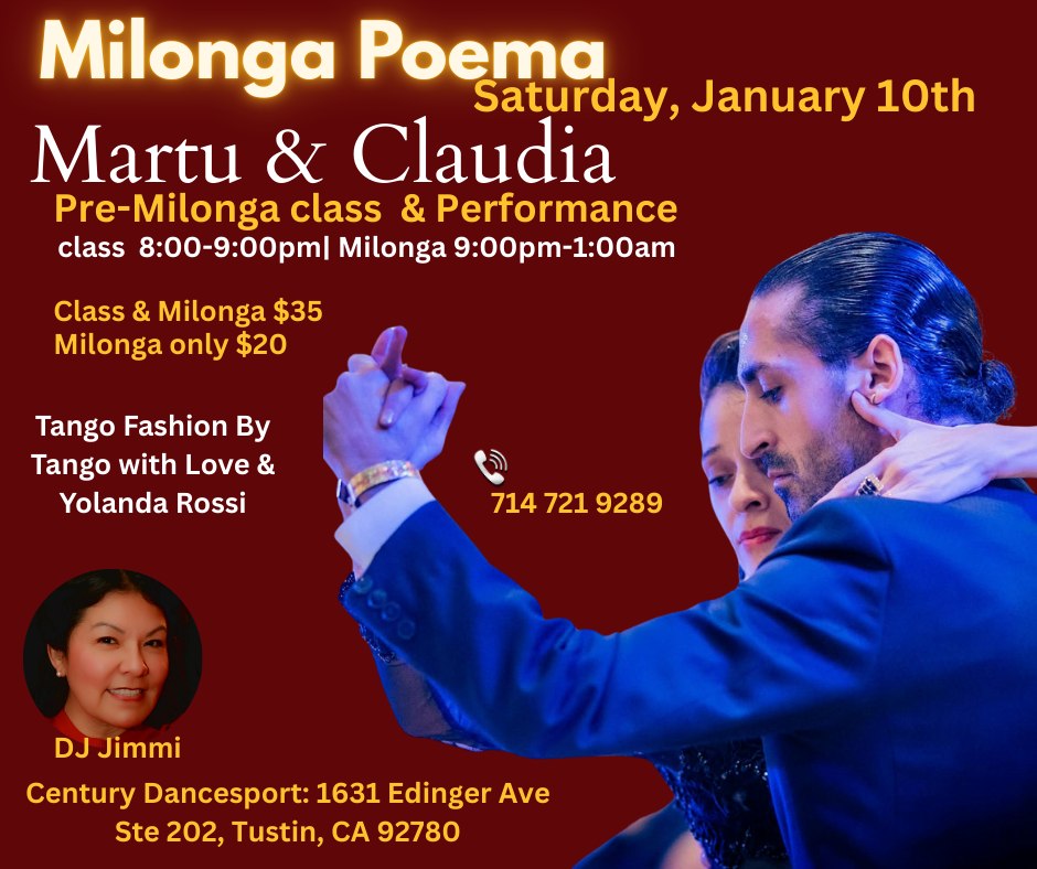 Milonga Poema-January 10th