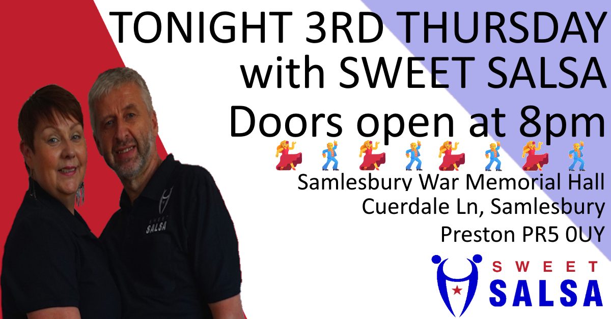 3rd Thursday is a Mini Party at Sweet Salsa!!!