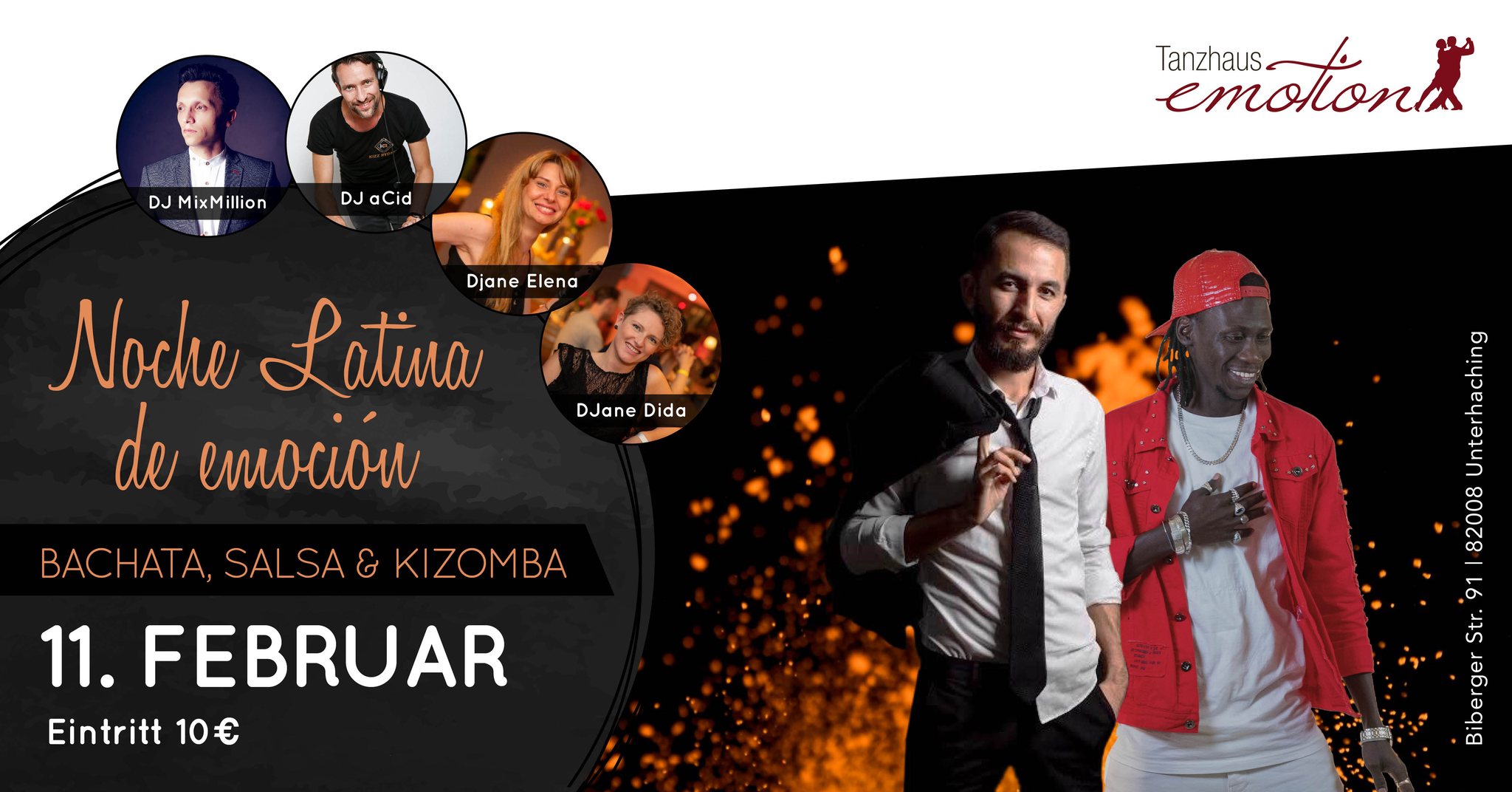 Noche Latina de emociรณn Februar