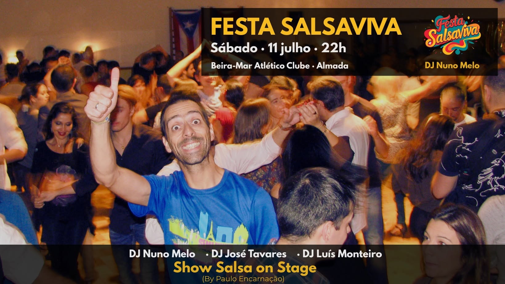 Festa Salsaviva - Sábado 11 de julho - Show Salsa On Stage