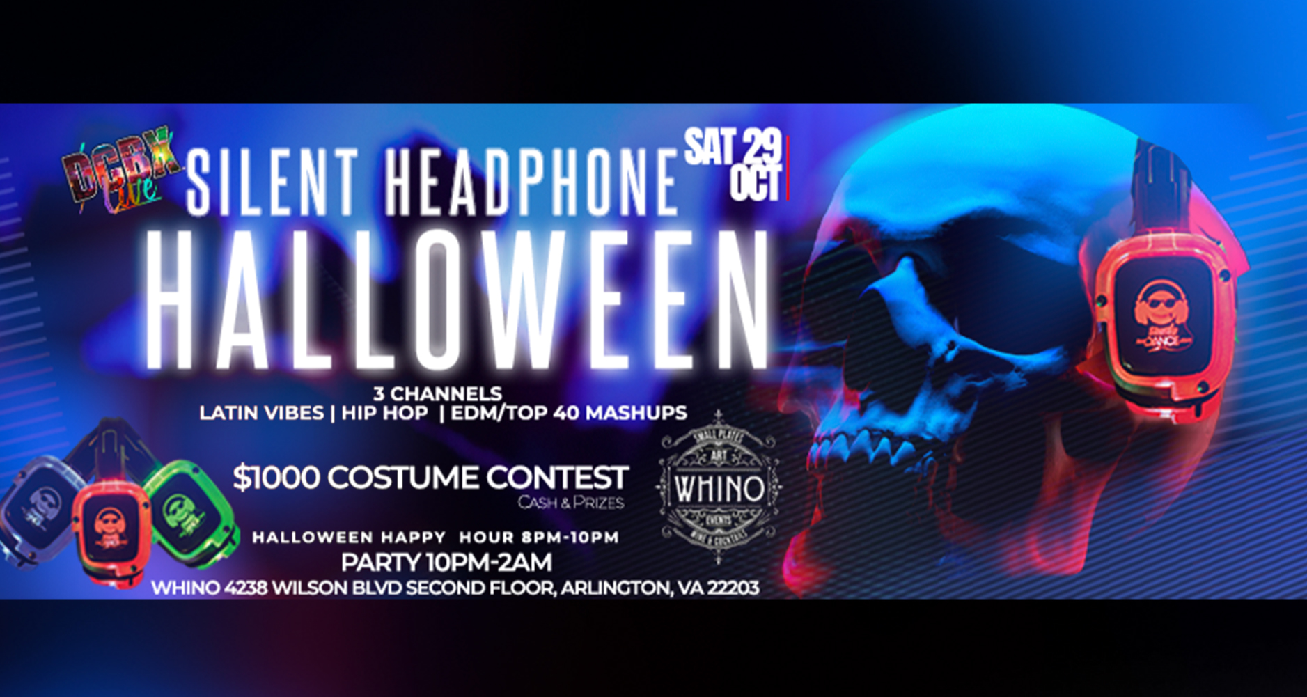 Silent Headphone Halloween Party