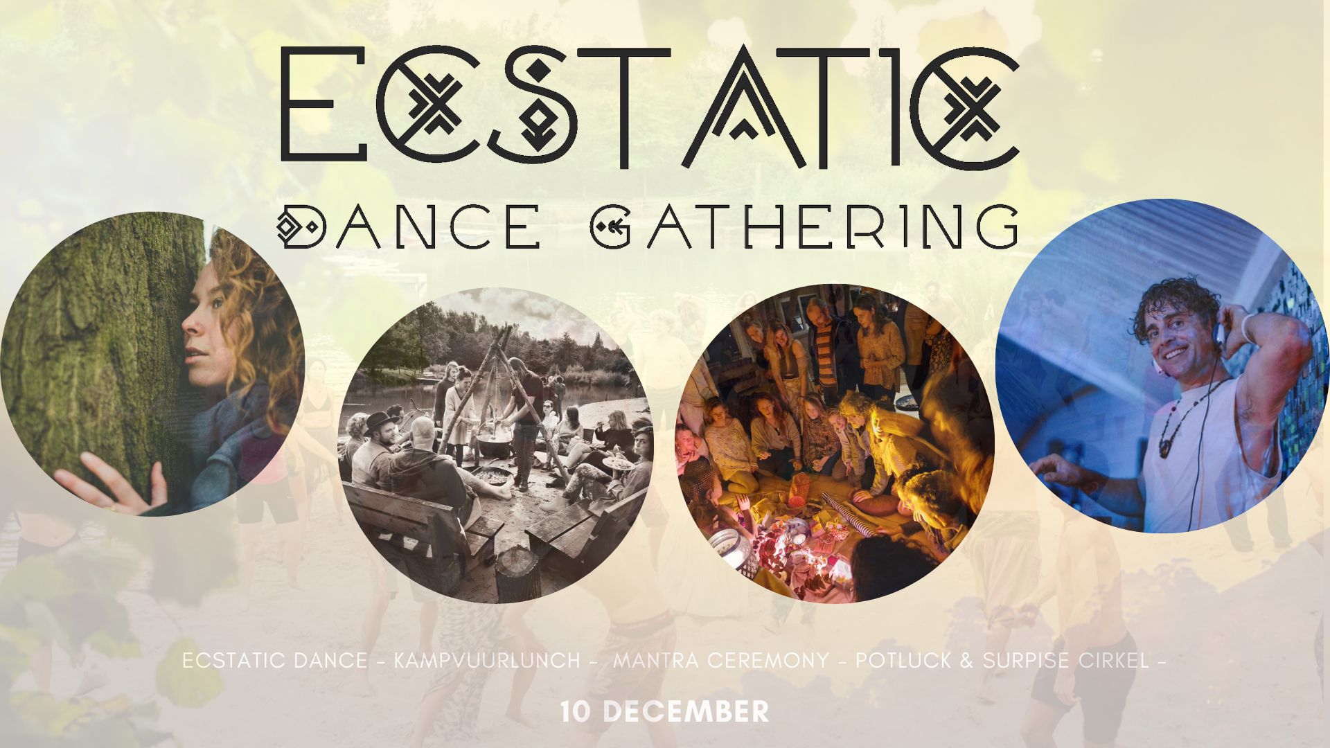 Ecstatic Dance Gathering met DJ Yarun Dee Potluck & Kadootjes Editie