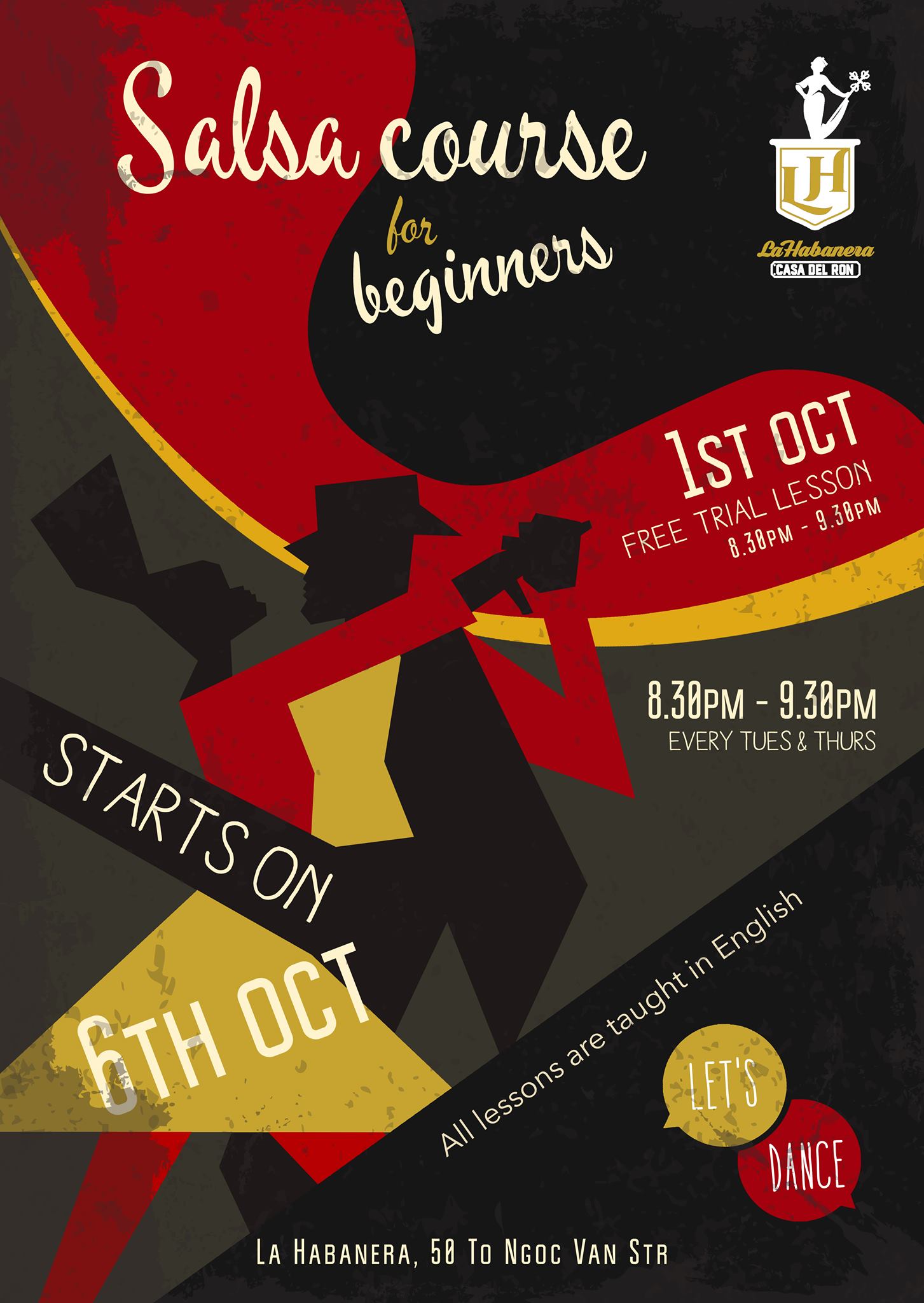 Free Trial Salsa Basic Lesson & PARTY