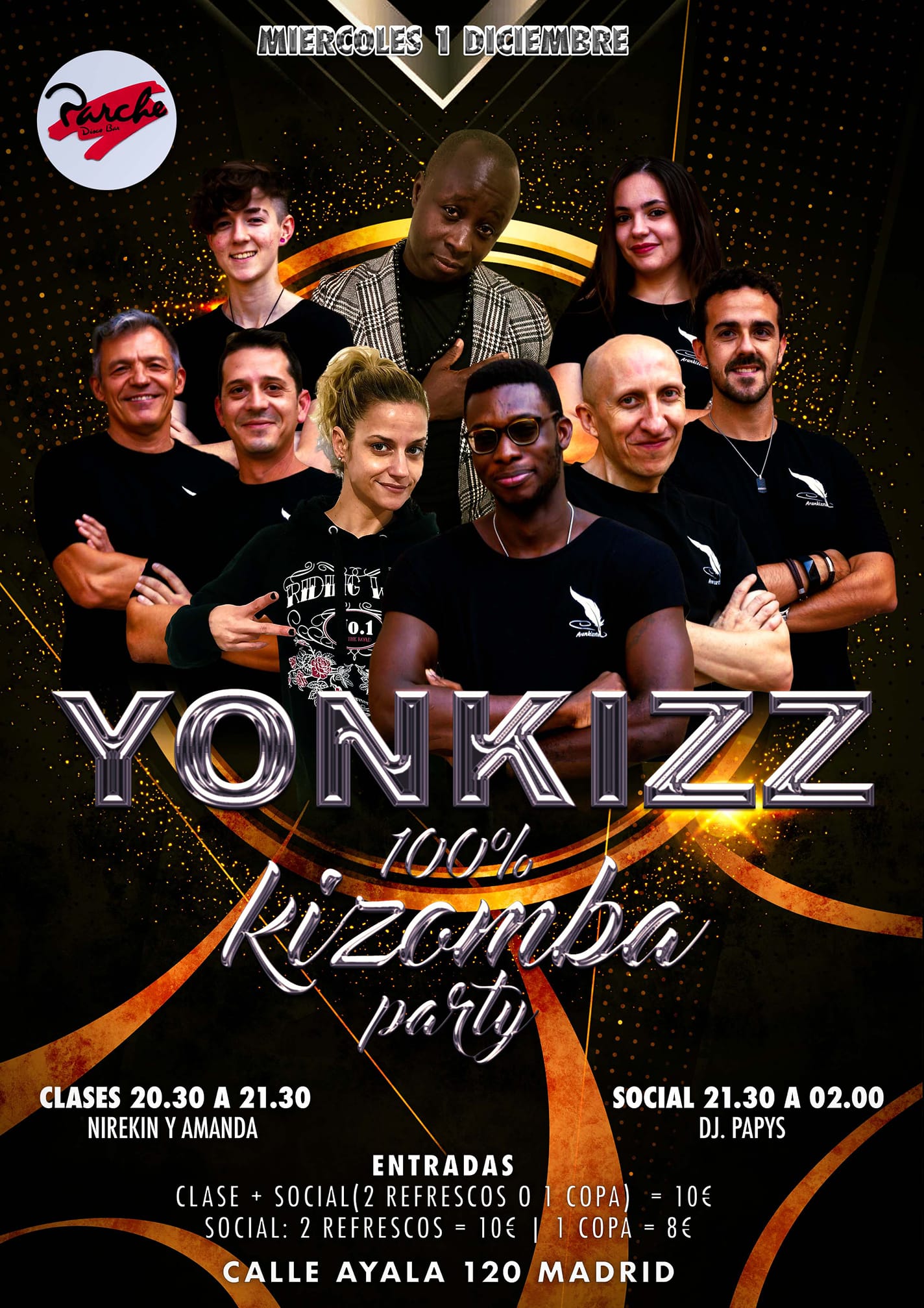Yonkizz 100% Kizomba Party (1 Dic)