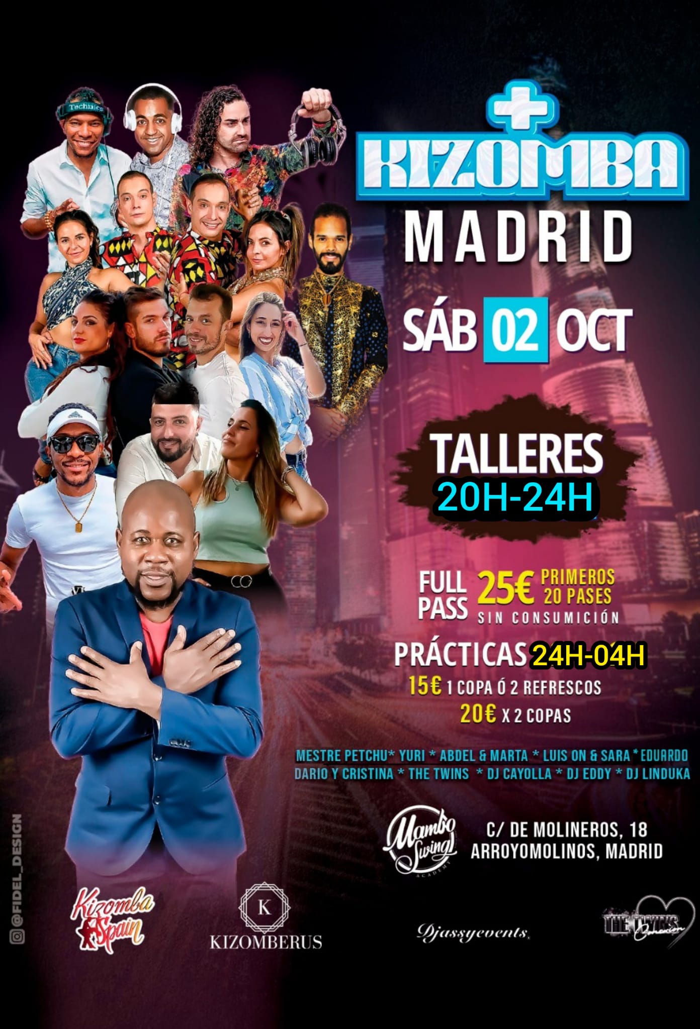 + Kizomba Madrid - Octubre 2021