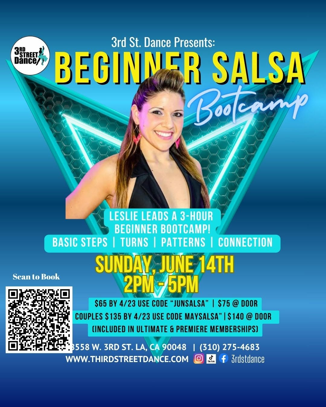 Beginner Salsa Bootcamp 3rd Street Dance Los Angeles