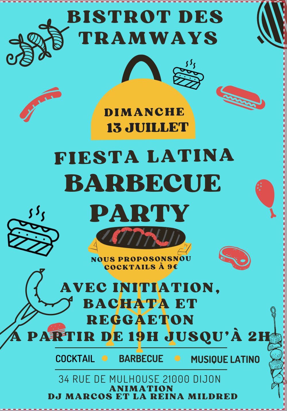 Fiesta Latina Barbecue Party