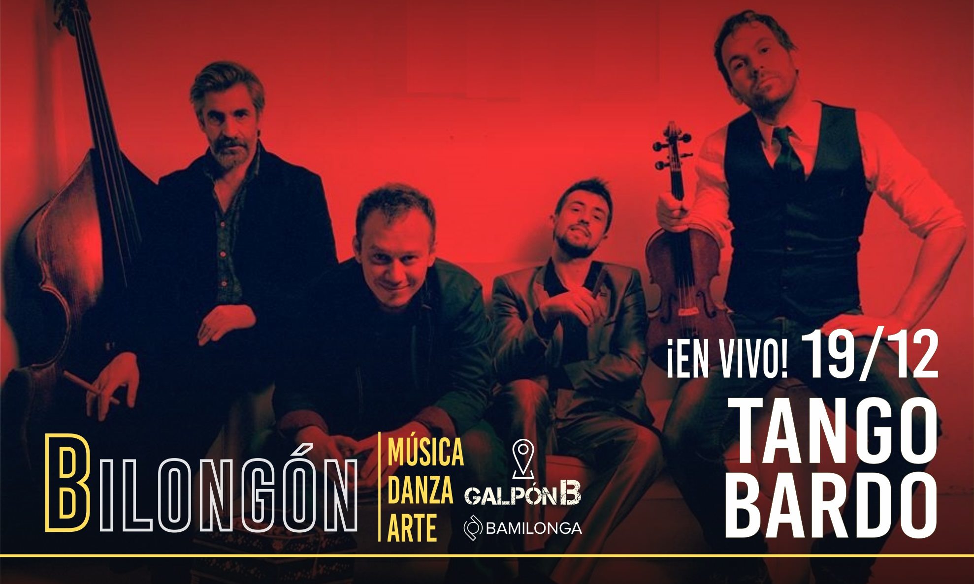 Bilongón! Milonga + Concierto! Tango Bardo en vivo!