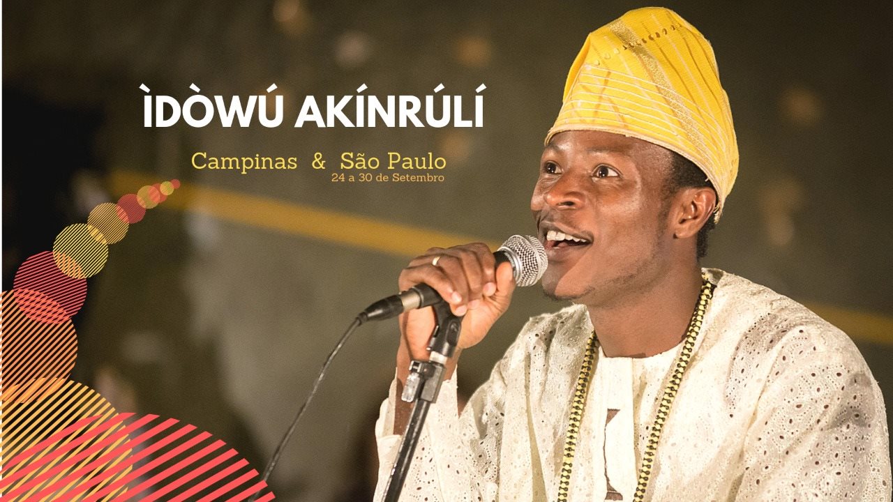 Semana de Workshops da cultura Yorùbá com Ìdòwú Akínrúlí