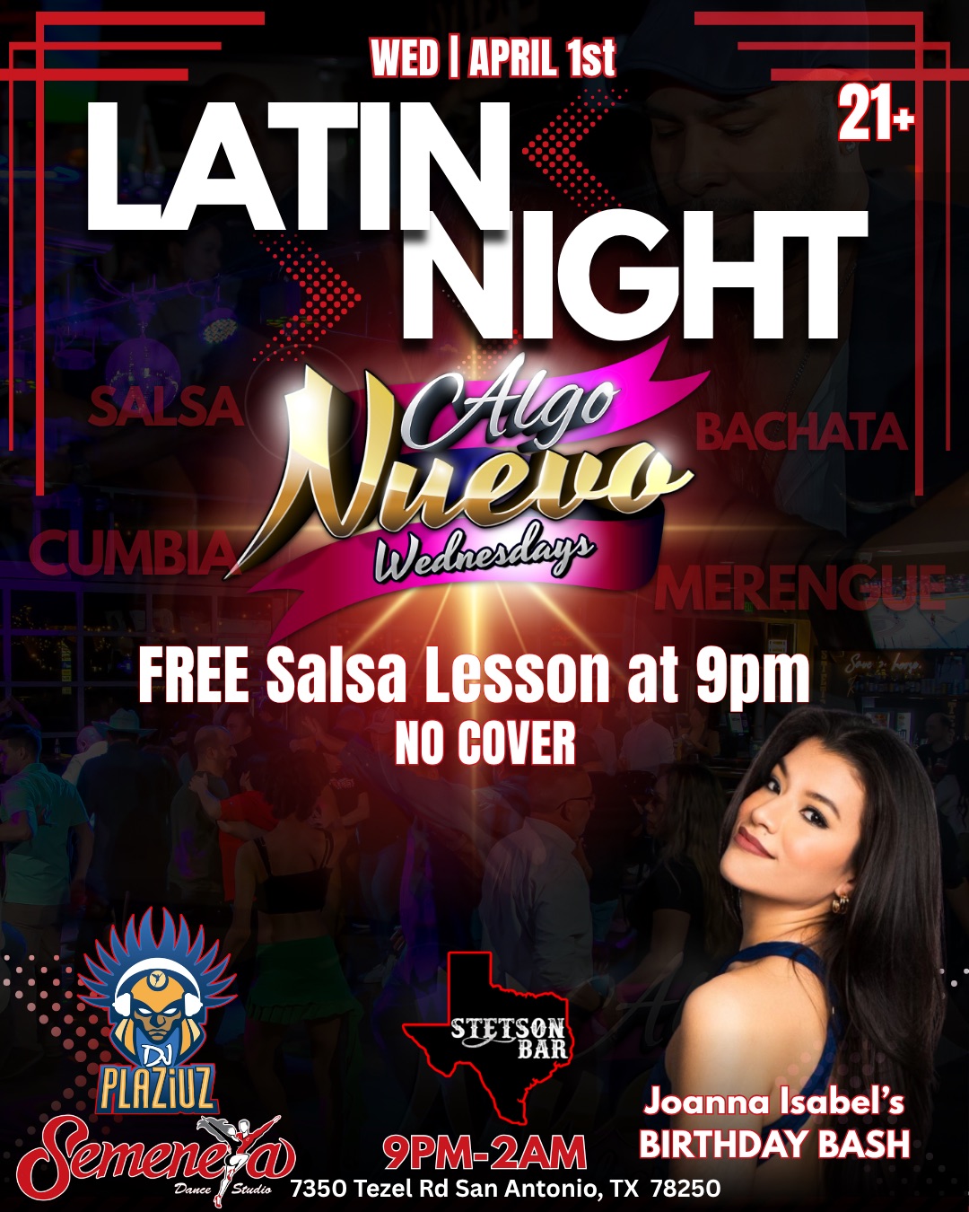 Salsa & Bachata Tropical Latin Night Party- NO COVER