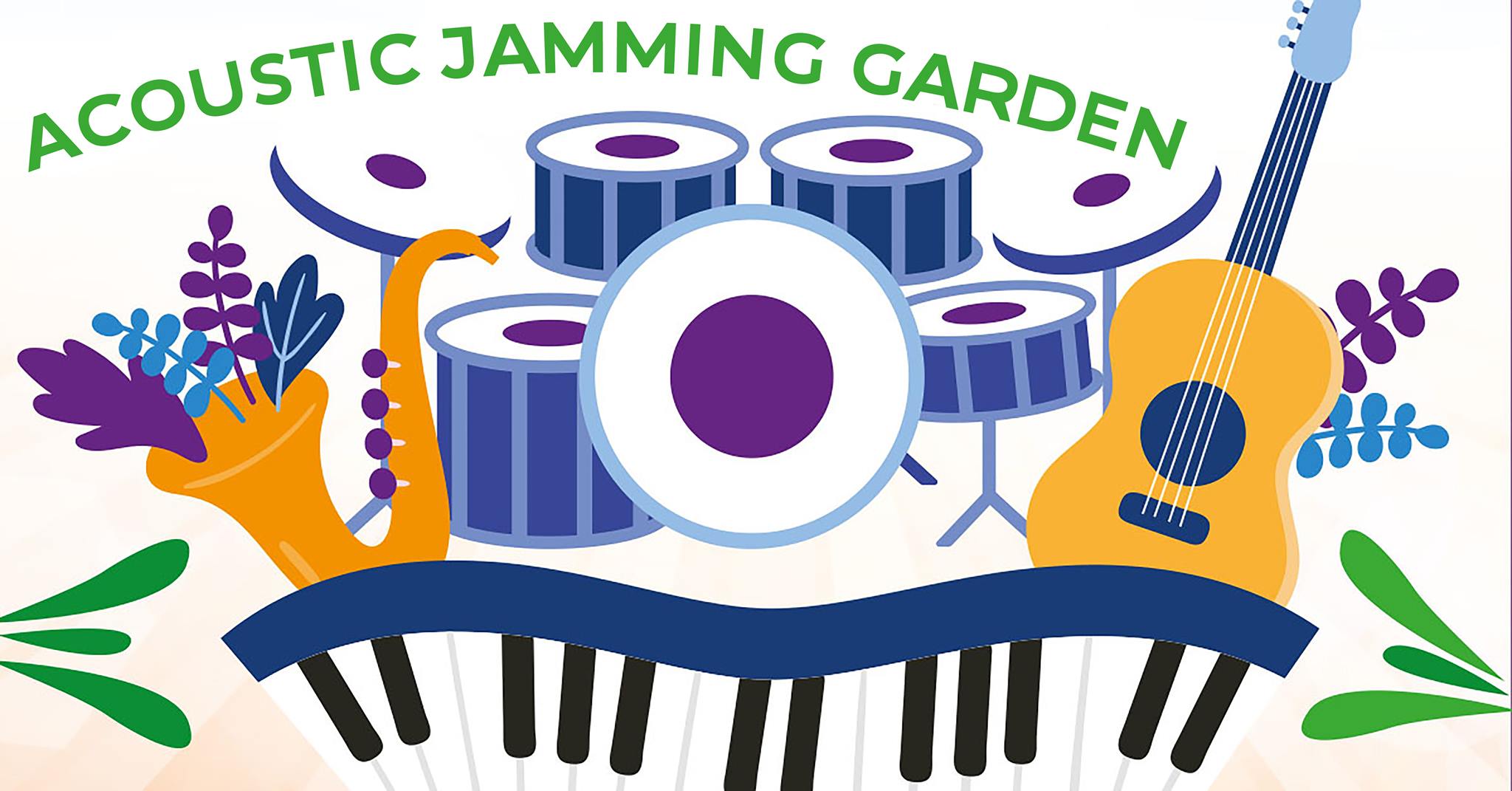 JAMMING GARDEN dans le jardin associatif (journée PORTES OUVERTES du CSC Escale et du studio)