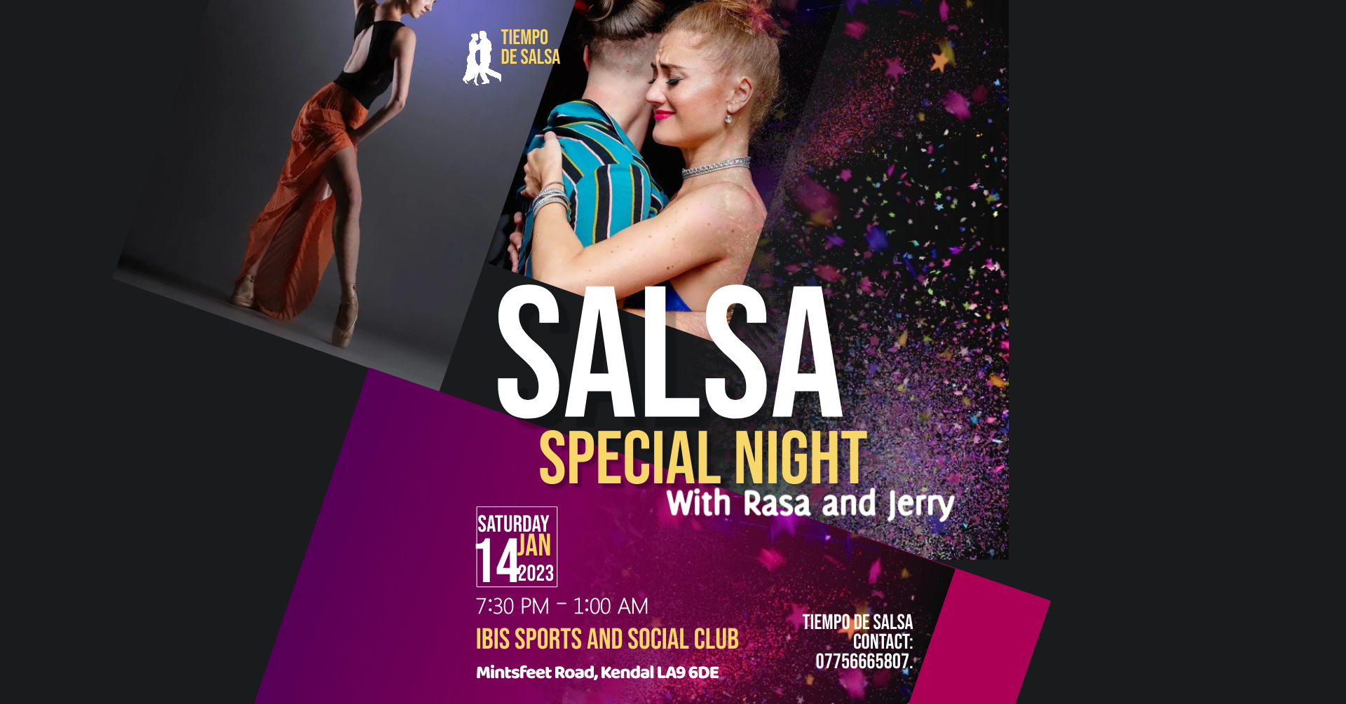 Tiempo De Salsa Presents ★ Salsa Party Night with Rasa and Jerry 2023 ★ Kendal