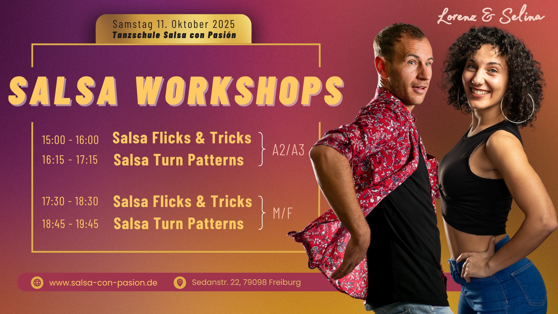 Salsa Workshop Day in Freiburg Tanzschule Salsa con Pasión