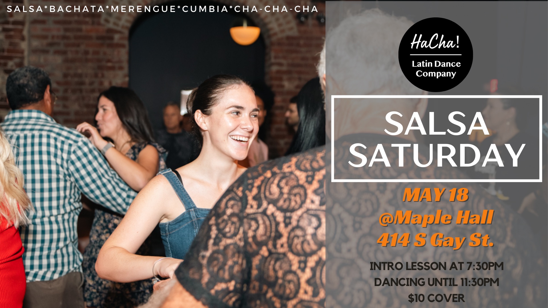 Salsa Saturday @ Maple Hall Knoxville TN