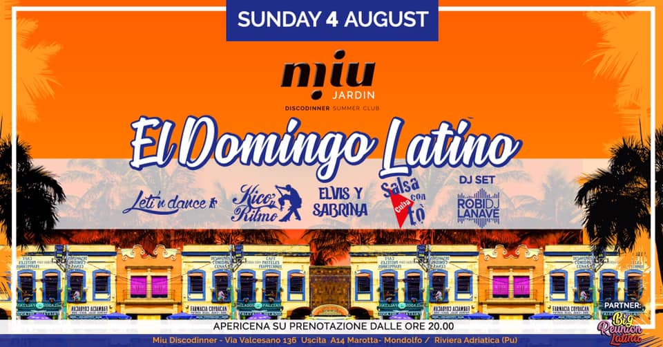 EL DOMINGO LATINO - Domenica 04 Agosto