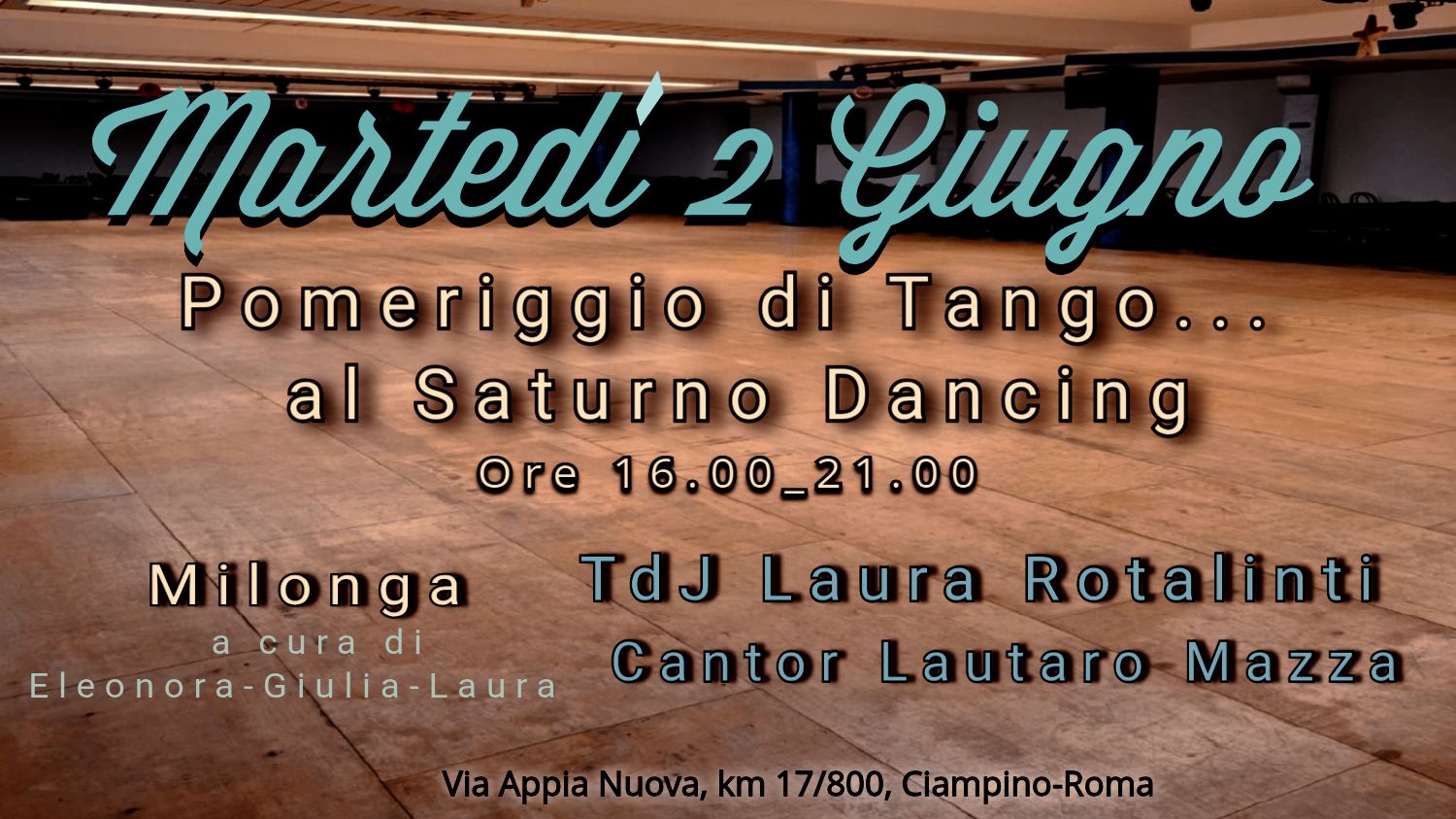 Pomeriggio in Tango