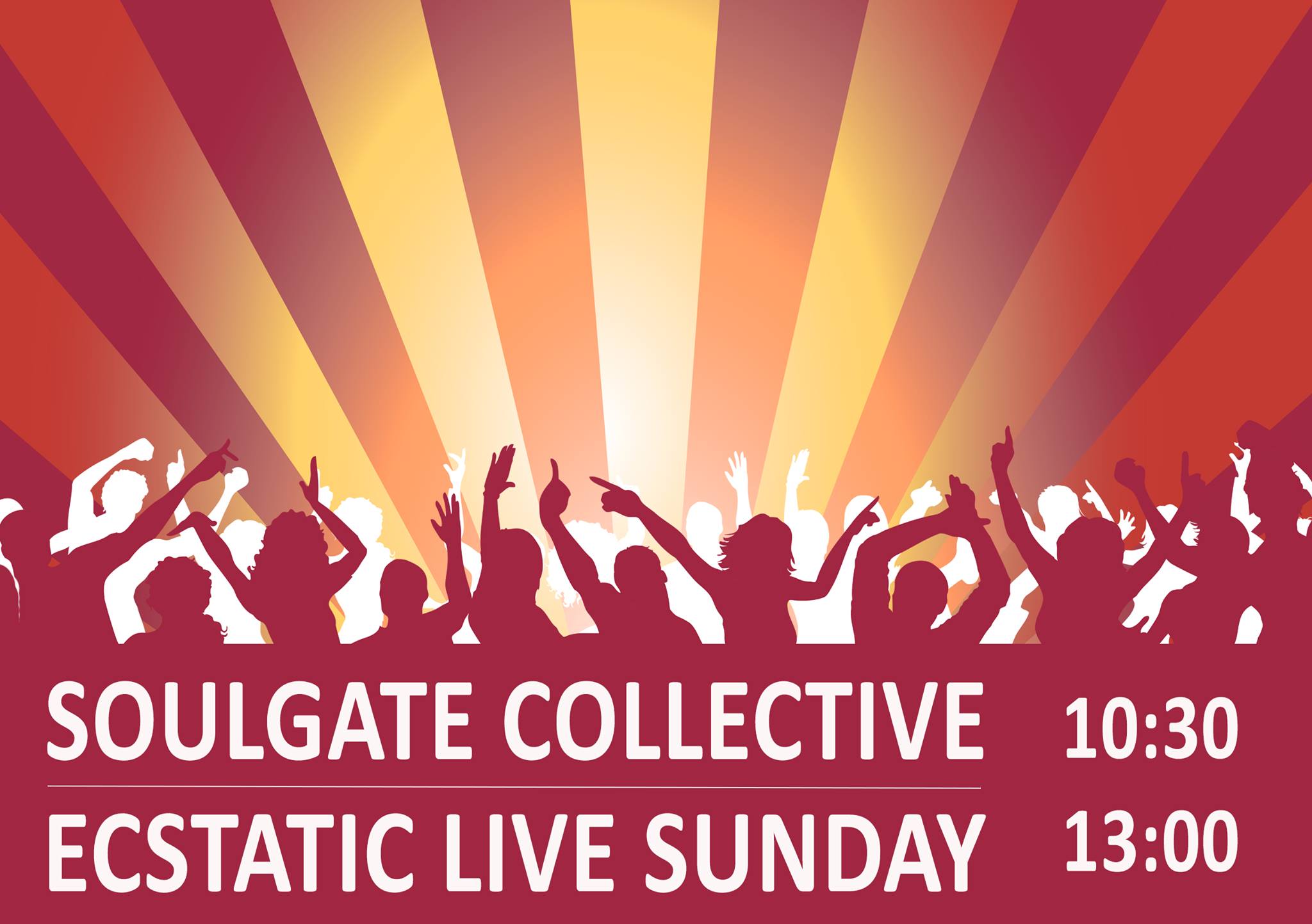 Ecstatic LIVE Sunday with the Soulgate Collective