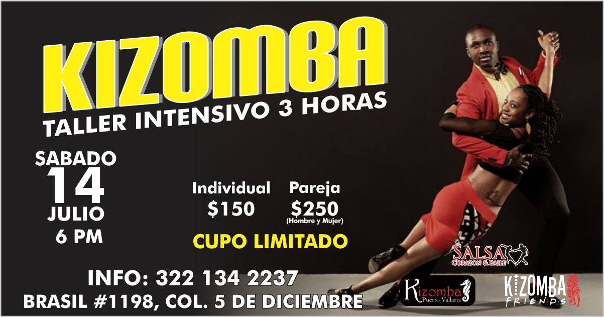 Curiosidad por la Kizomba? Taller intensivo de 3 horas!