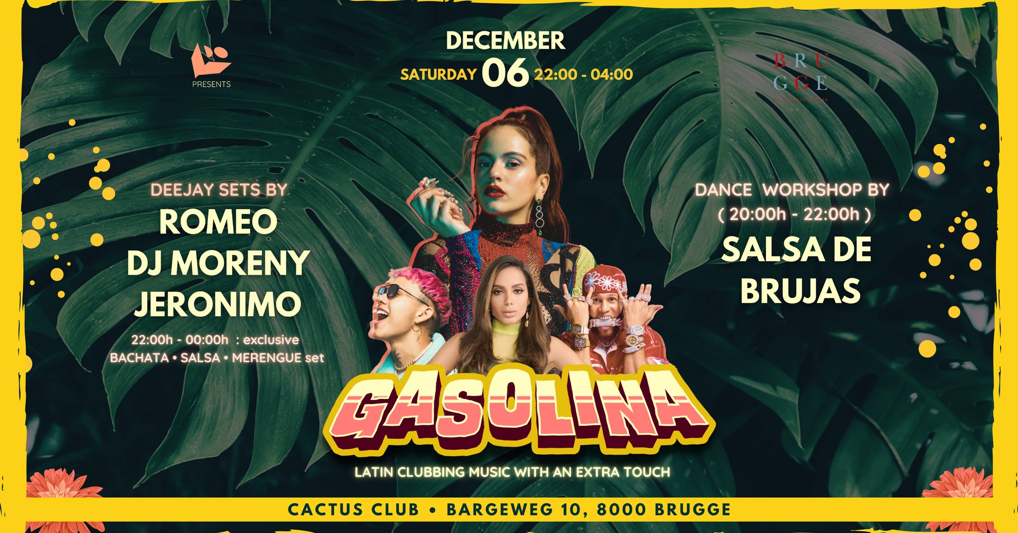 Gasolina 🌶️ All night Latin clubbin', free dance workshop & more!