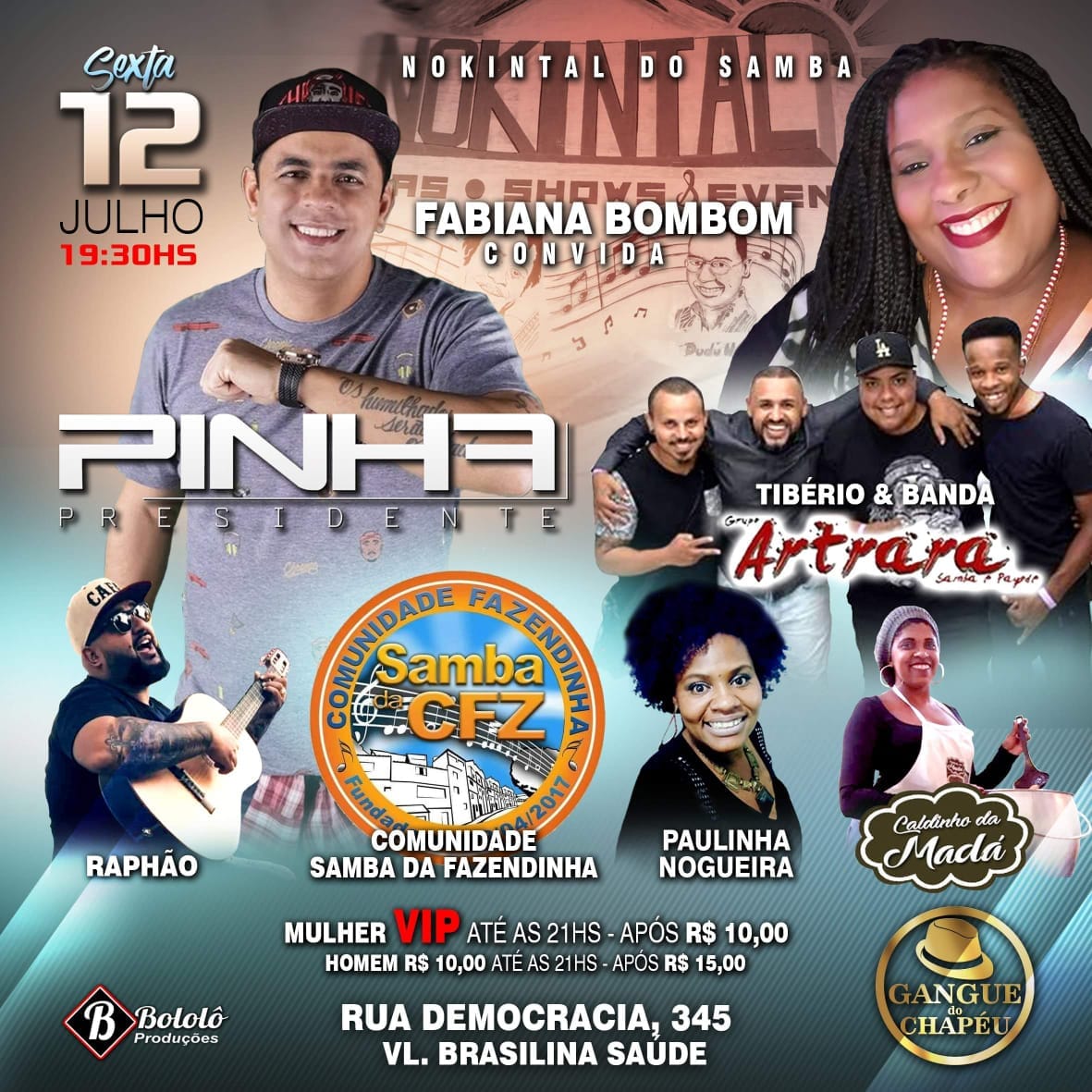 Pagode Do Pinha Presidente No Kintal