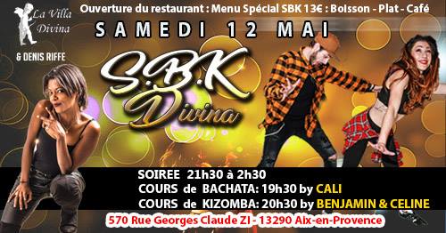 Sbk villa Divina Benjamin & Celine et Cali 12 mai