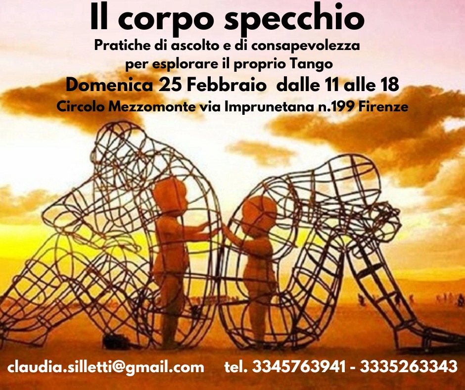 "Il corpo specchio"-pratiche di ascolto e consapevolezza per esplorare il proprio Tango