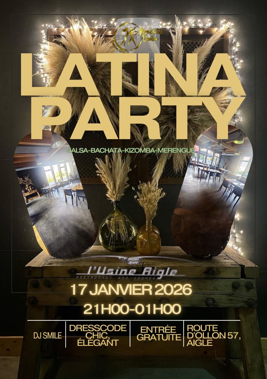 LATINA PARTY à l'USINE AIGLE