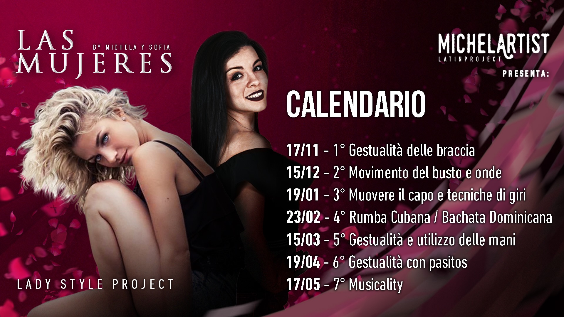 Las Mujeres - Muovere il capo e tecniche di giri