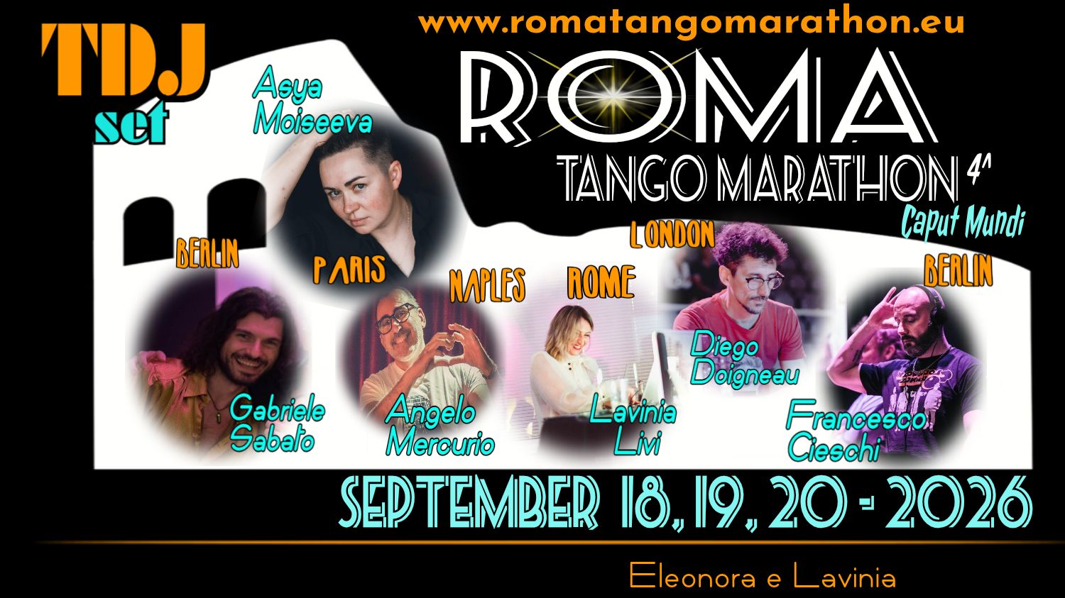 ROMA TANGO MARATHON "Caput Mundi" - 4th Edition