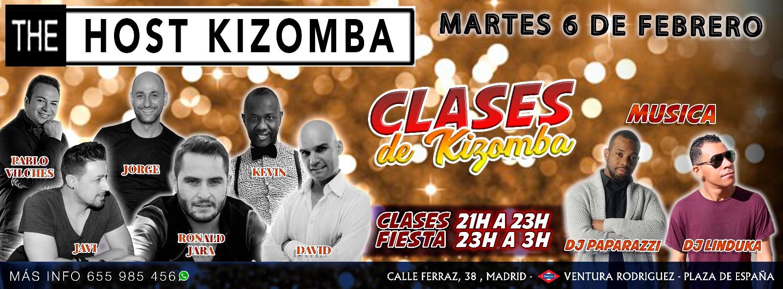 Martes Kiombea en the Host 6 febrero