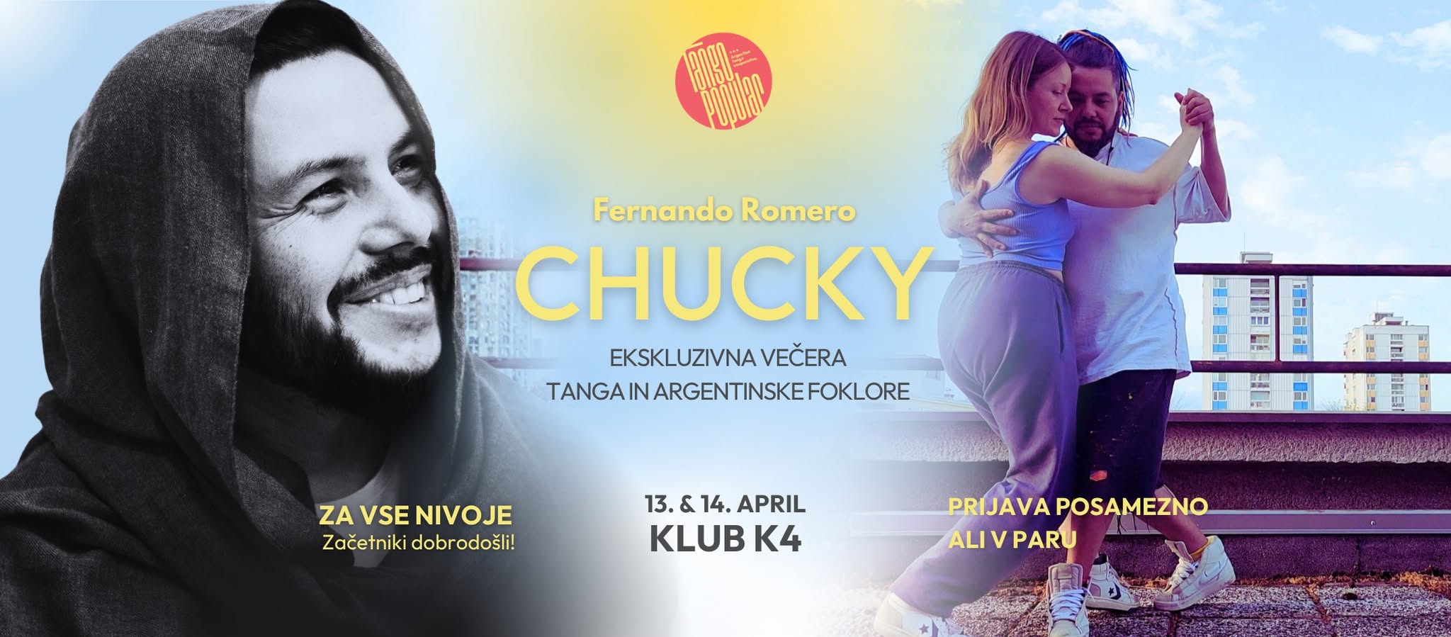 Tango & Folklora v mestu: Ekskluzivna večera s Chuckyjem v K4✨