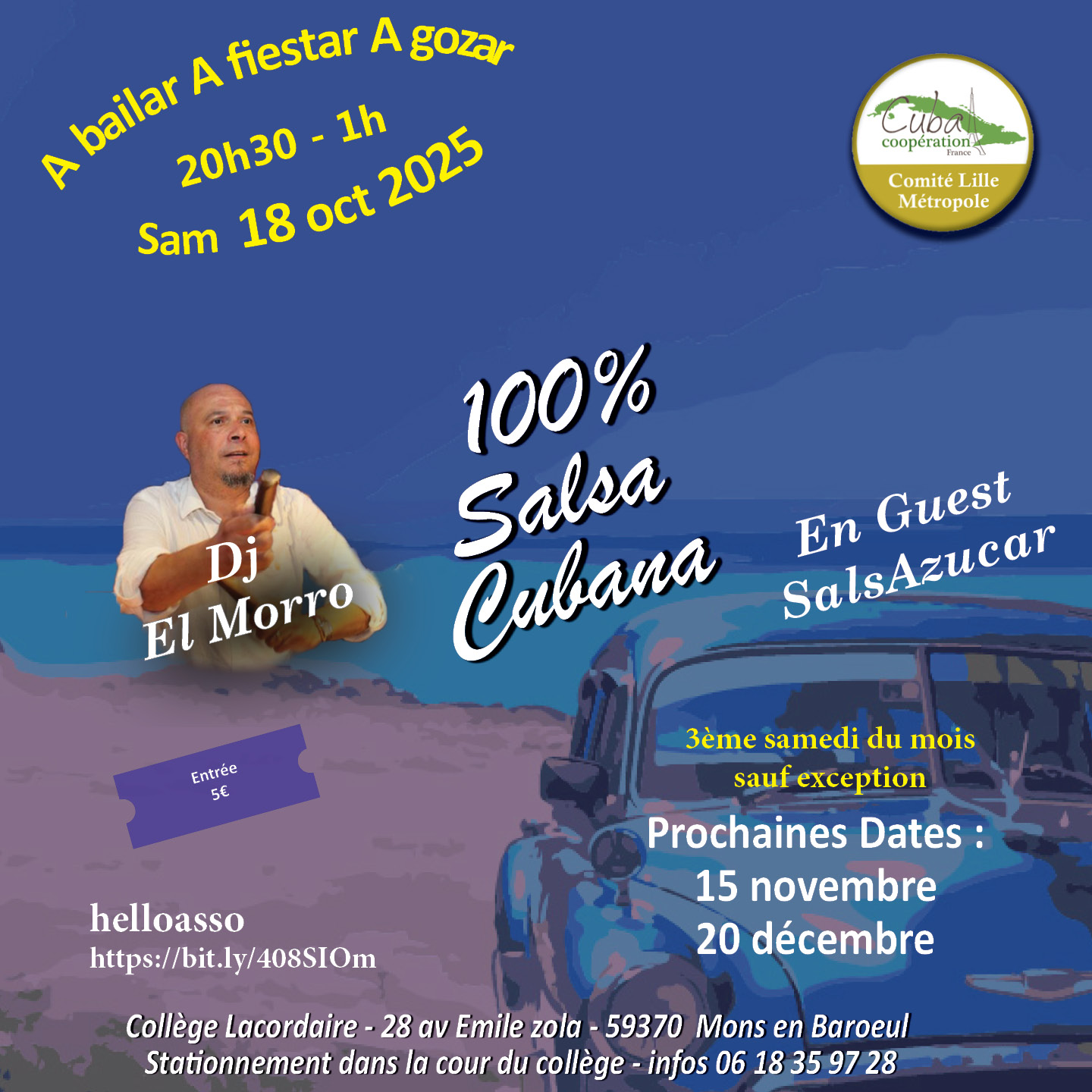 100% Salsa Cubana por Cubacoop Lille