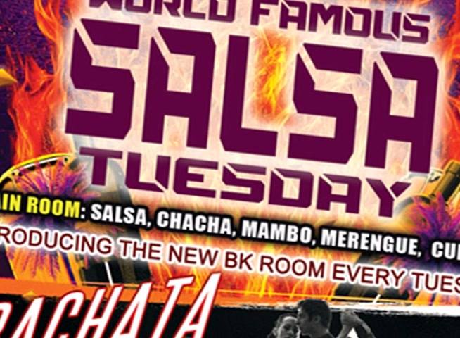 World Famous Salsa Tuesday Introducing the New BK Room