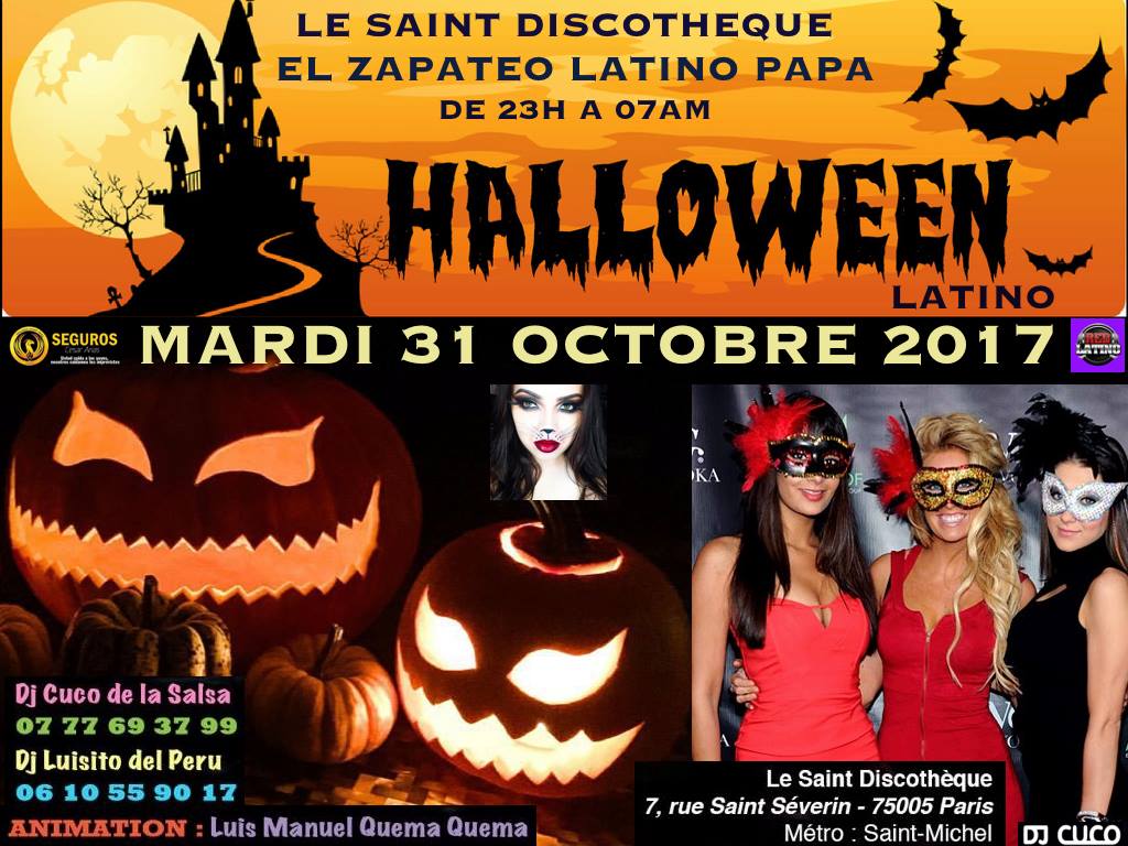 HALLOWEEN LATINO MARTES 31 OCTUBRE