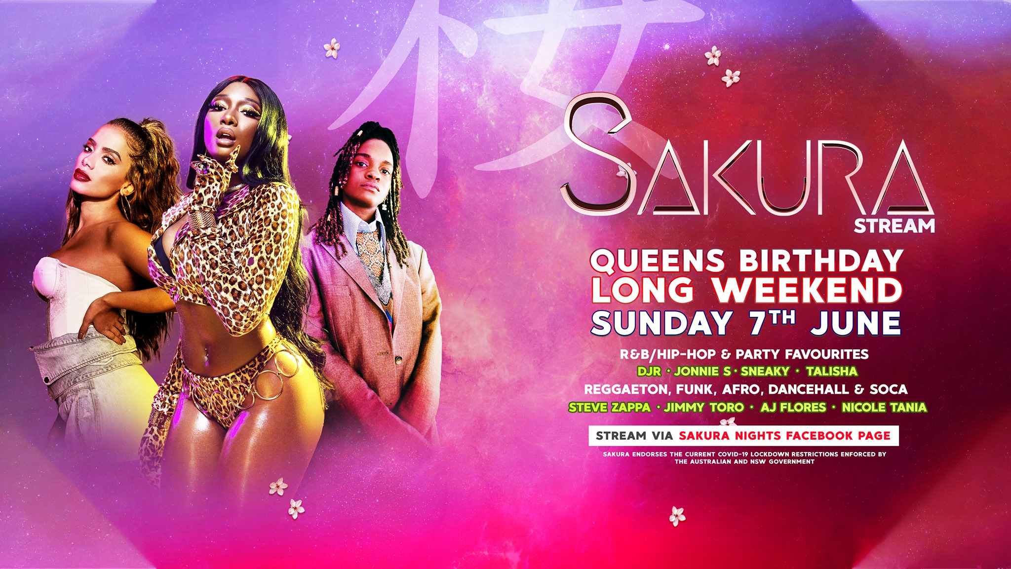 Sakura Stream - Queens Birthday - 7th June 2020