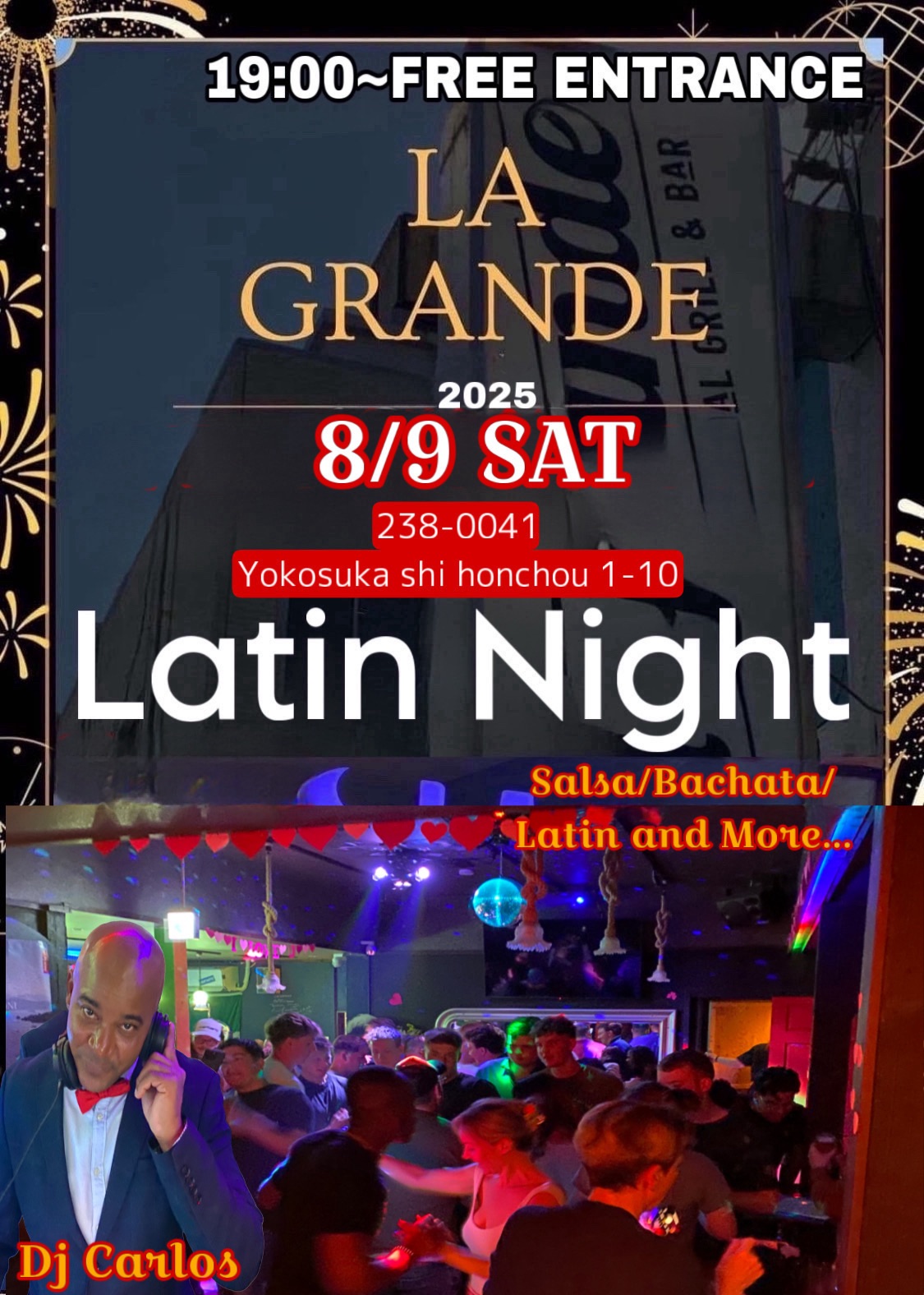 YOKOSUKA LATIN NIGHT💎FREE ENTRY!