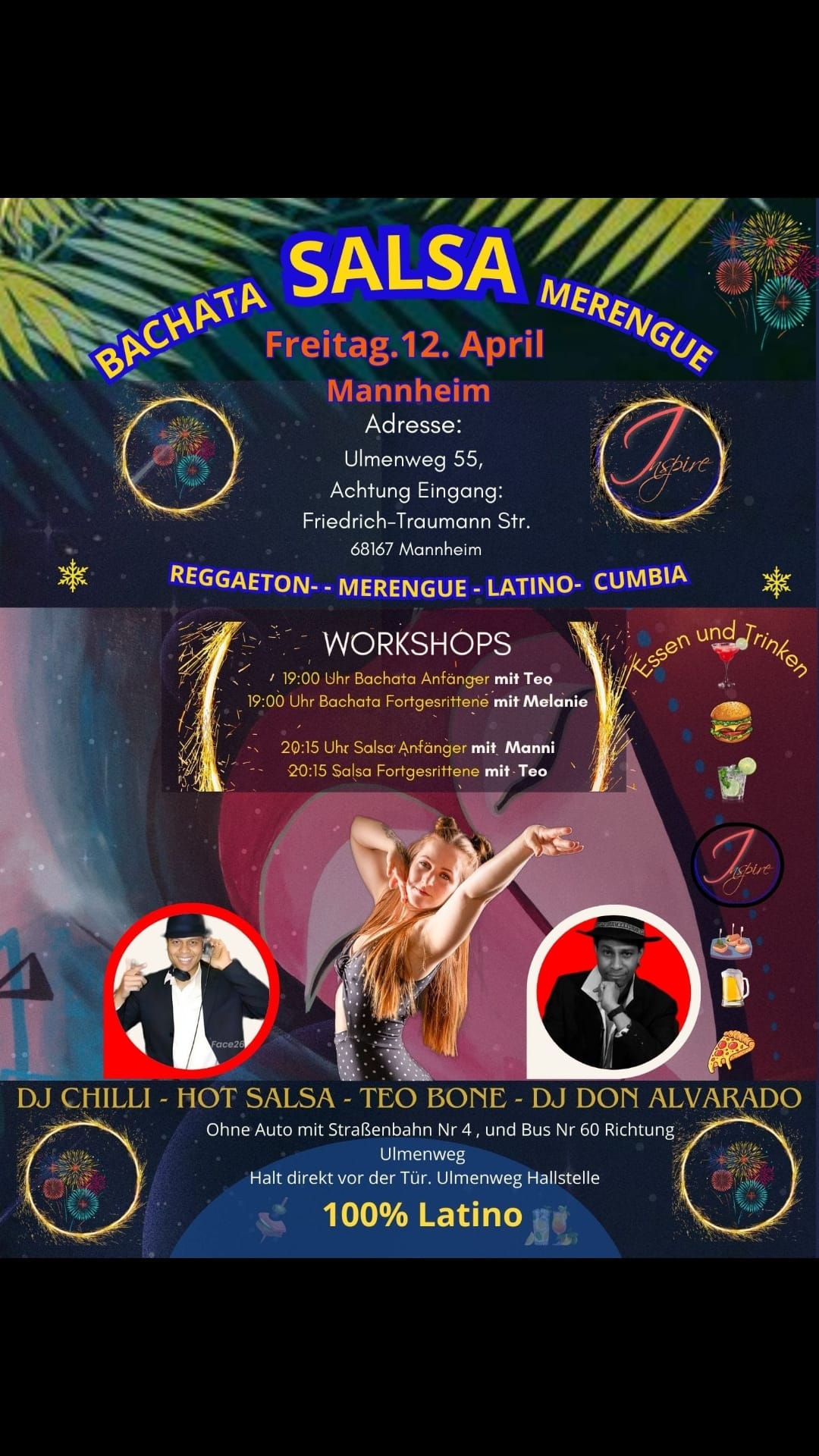 SALSA BACHATA MERENGUE PARTY MANNHEIM