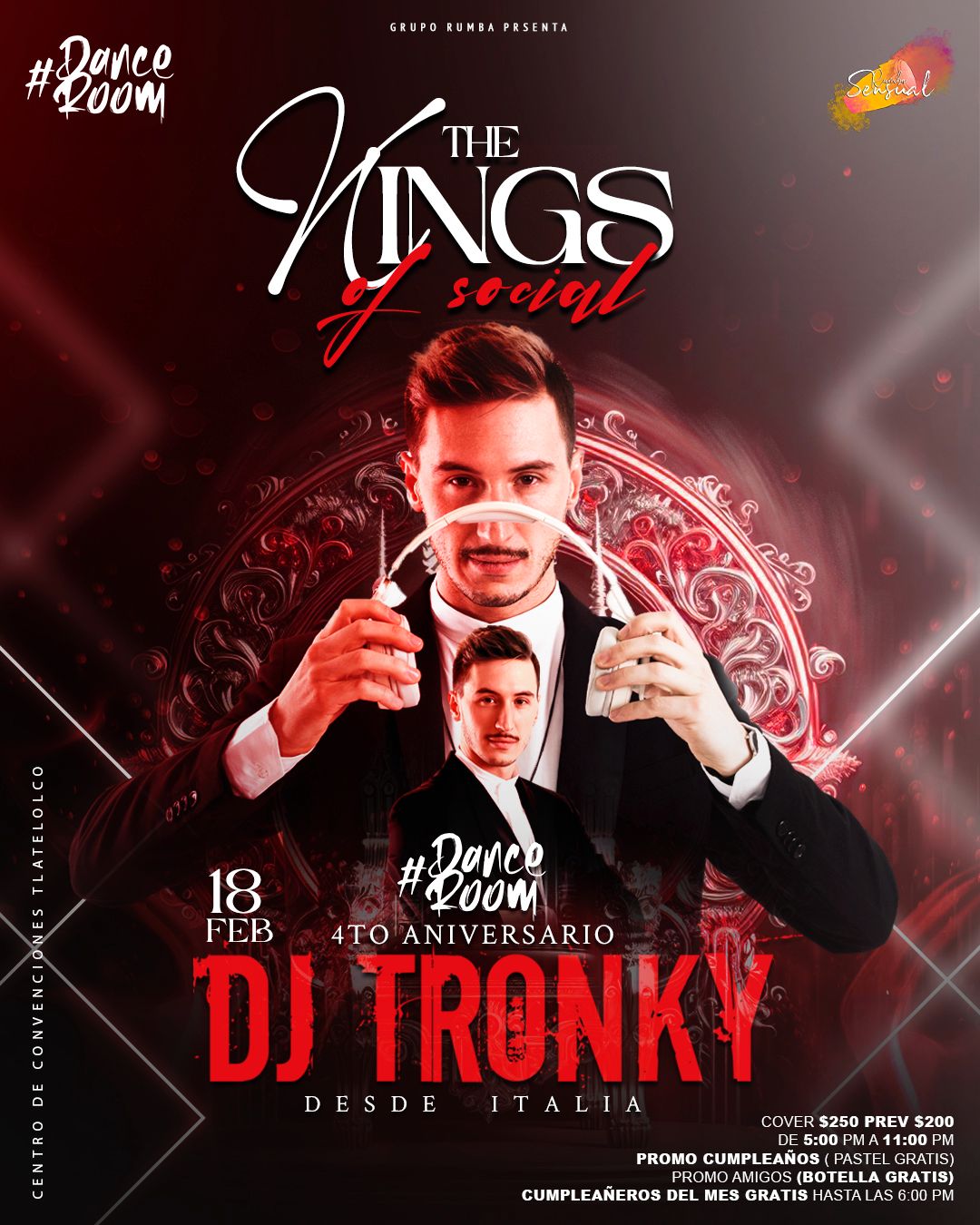 DANCE ROOM DJ TRONKY 4TO ANIVERSARIO