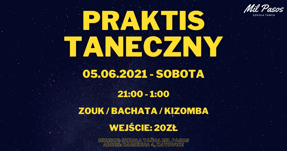 PRAKTIS TANECZNY - BACHATA KIZOMBA ZOUK