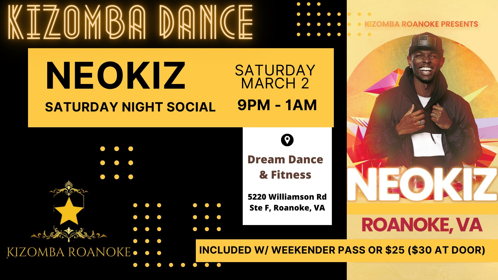 Neokiz Kizomba Saturday Night Social