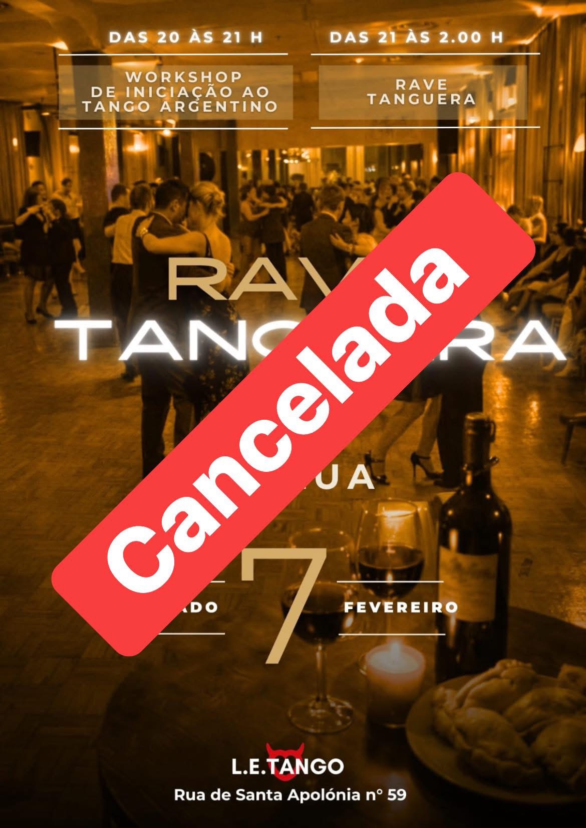 Workshop de Iniciação ao Tango + RAVE TANGUERA
