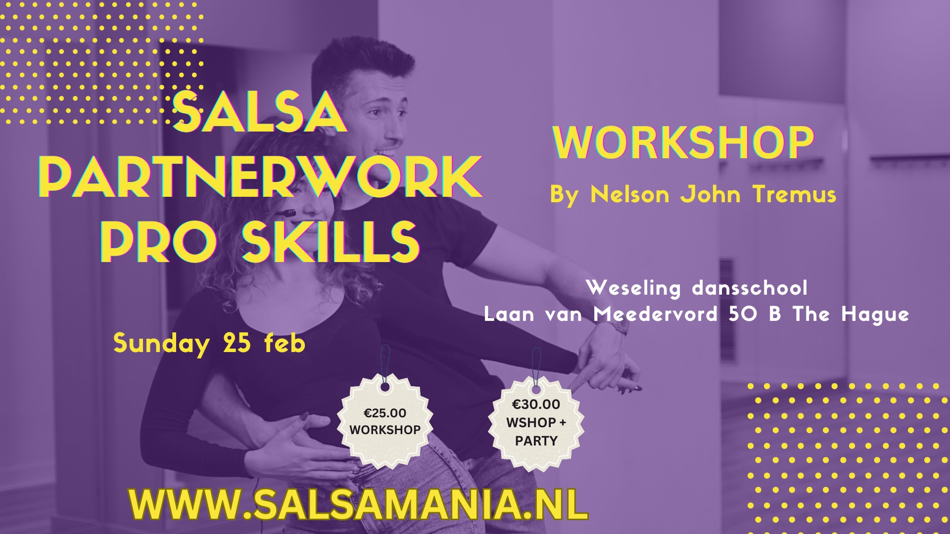 Worshop ProSkills Salsa Pre Party ( 25thFebruary)