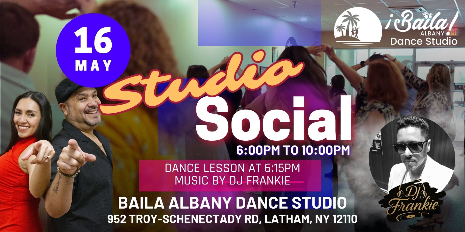 Baila Albany Studio Social with DJ Frankie π