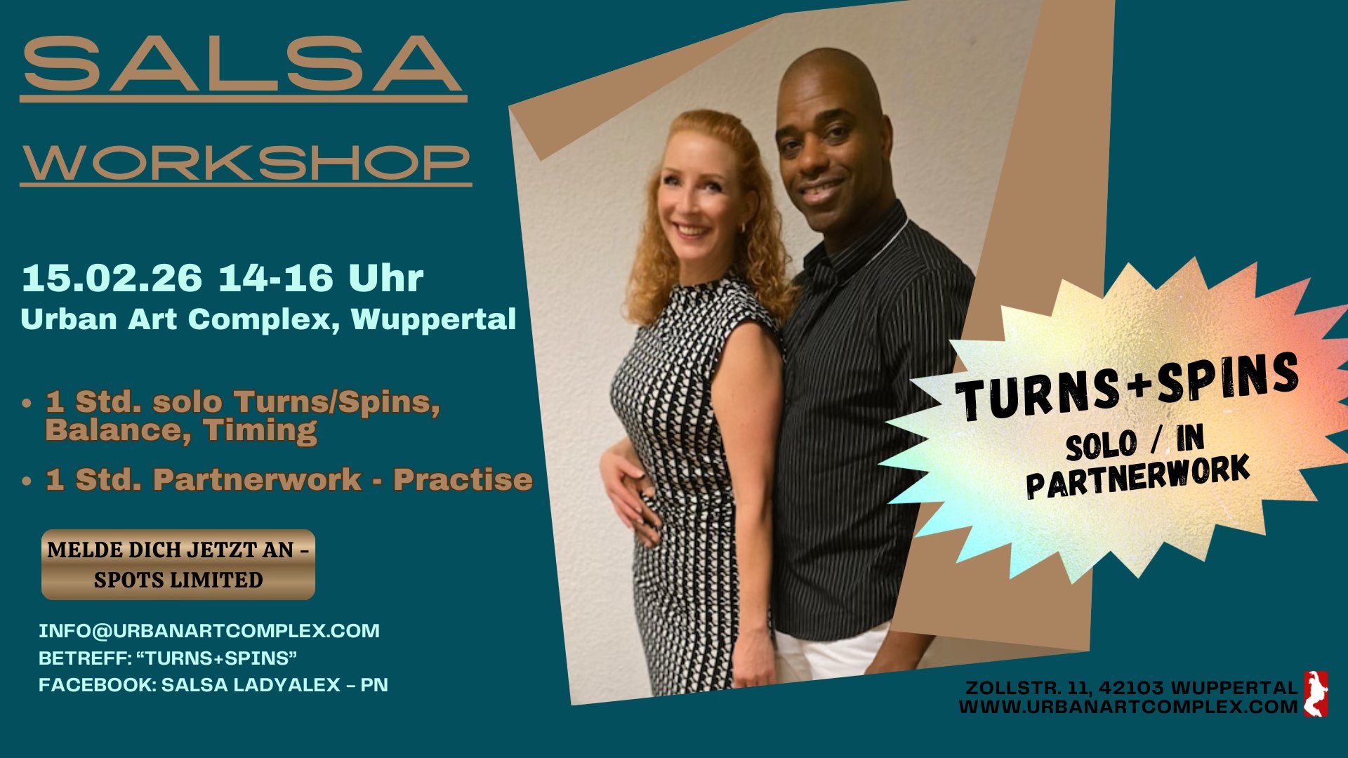 Salsa - Turns und Spins (Solo+Partnerwork)