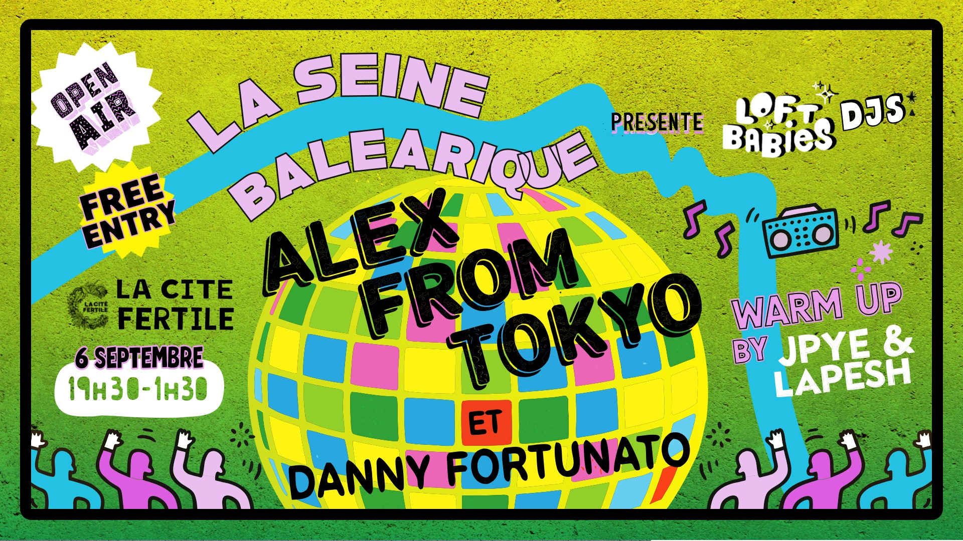 Open air Disco Seine Balearique